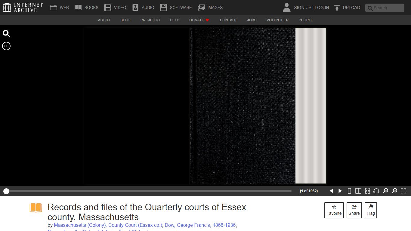 Records and files of the Quarterly courts of Essex county ...